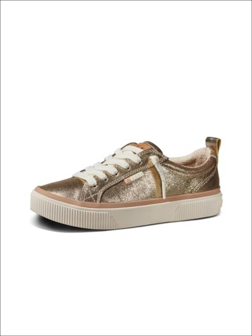 REEF Women's Lay Day Dawn Leather Sneakers Lace-Up Casual Shoes